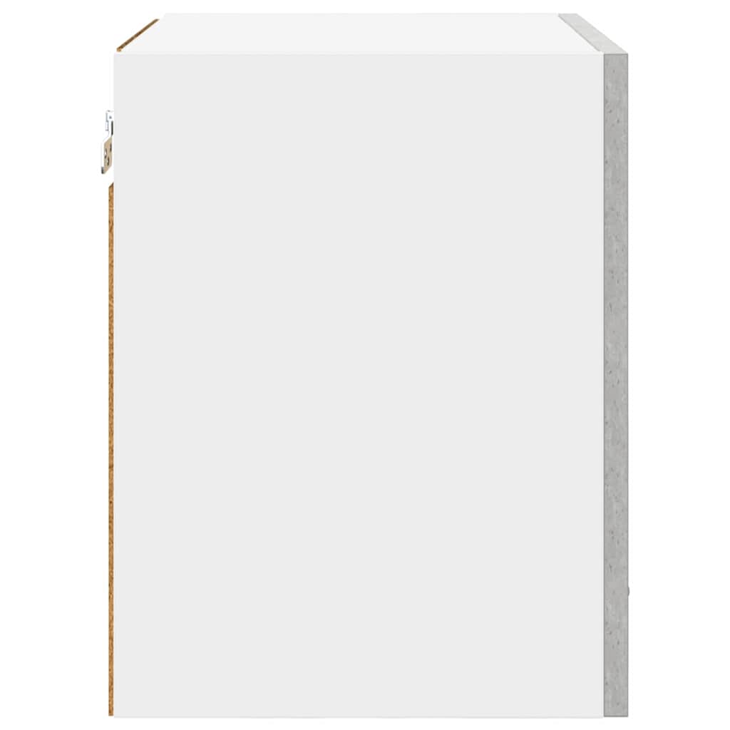 Hängeschrank Riga 2 pcs Betongrau und Weiß 40 x 31 x 40 cm