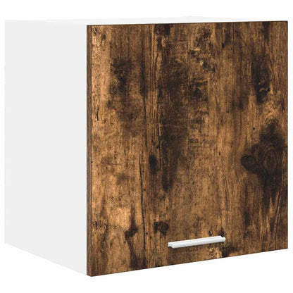 Hängeschrank mit Regal Riga 2 pcs Geräucherte Eiche und Weiß