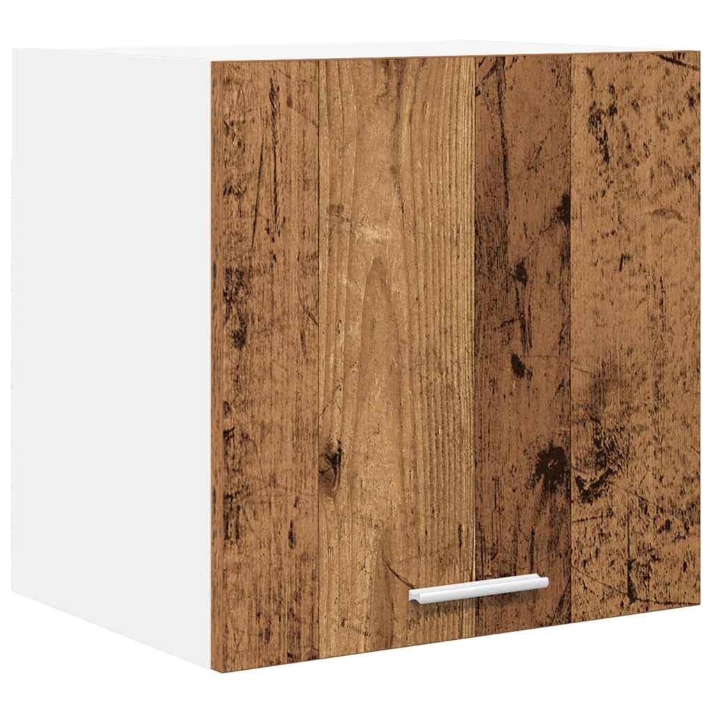 Hängeschrank Riga 2 pcs Altes Holz und Weiß 40 x 31 x 40 cm