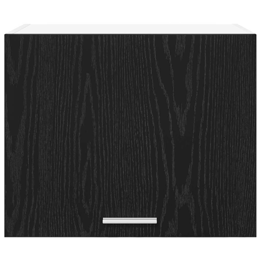 Hängeschrank Riga Schwarze Eiche und Weiß 50 x 31 x 40 cm