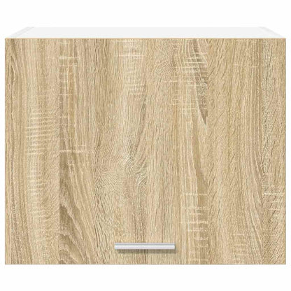 Hängeschrank mit Tür Riga Sonoma-Eiche und Weiß 50 x 31 x 40 cm