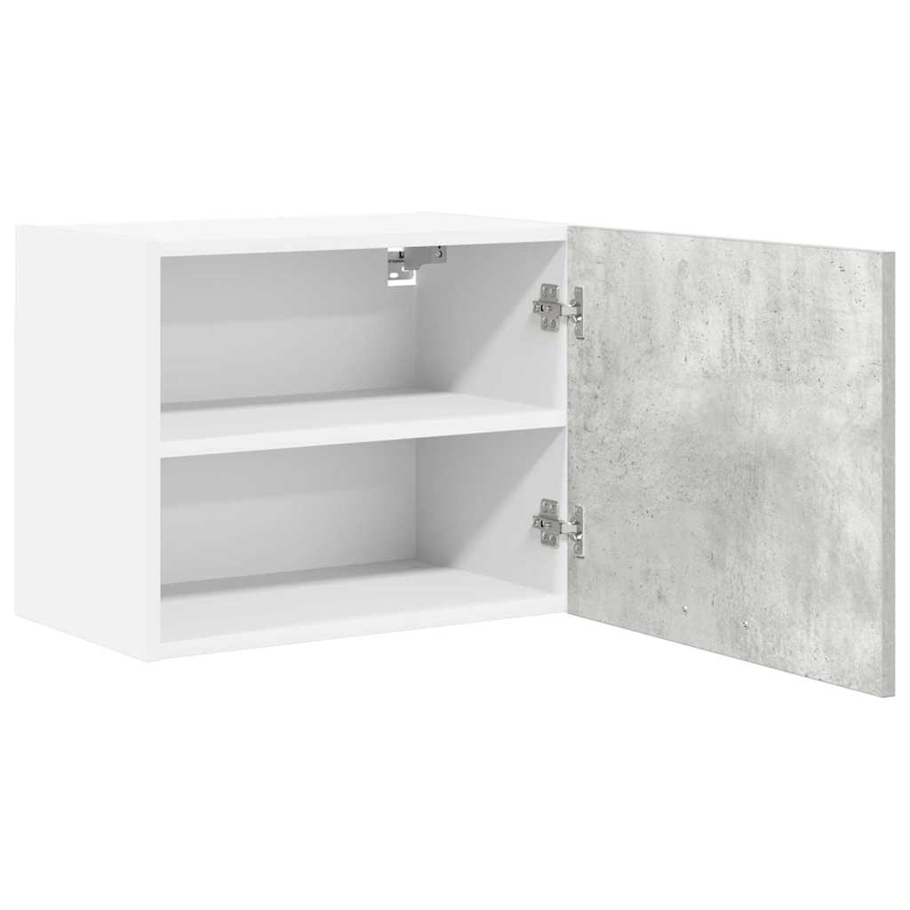 Hängeschrank Riga 2 pcs Betongrau und Weiß 50 x 31 x 40 cm