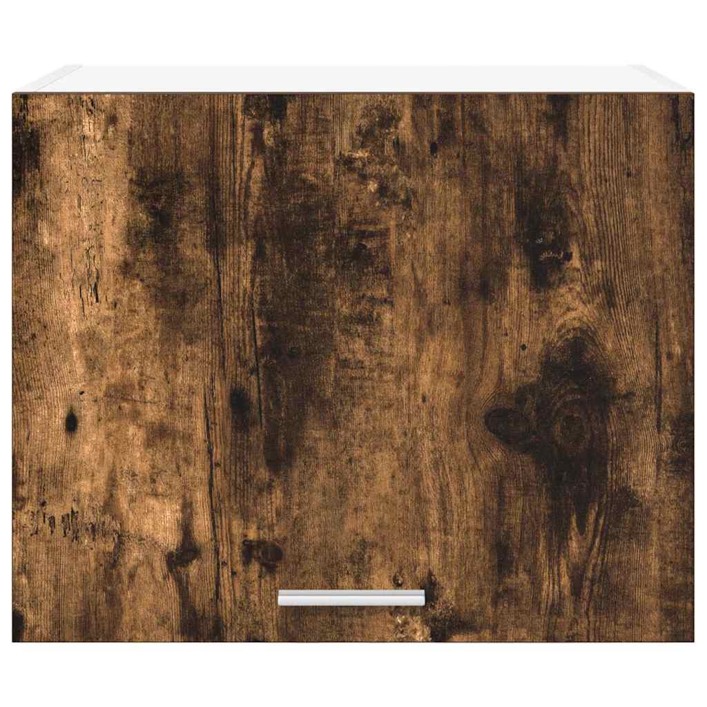 Hängeschrank mit Regal Riga 2 pcs Geräucherte Eiche und Weiß