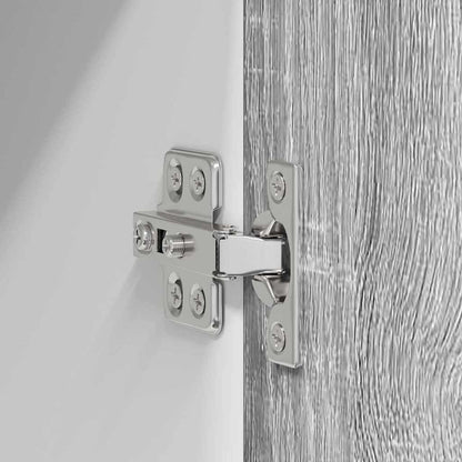 Hängeschrank Riga 2 pcs Grau Sonoma und Weiß 50 x 31 x 40 cm