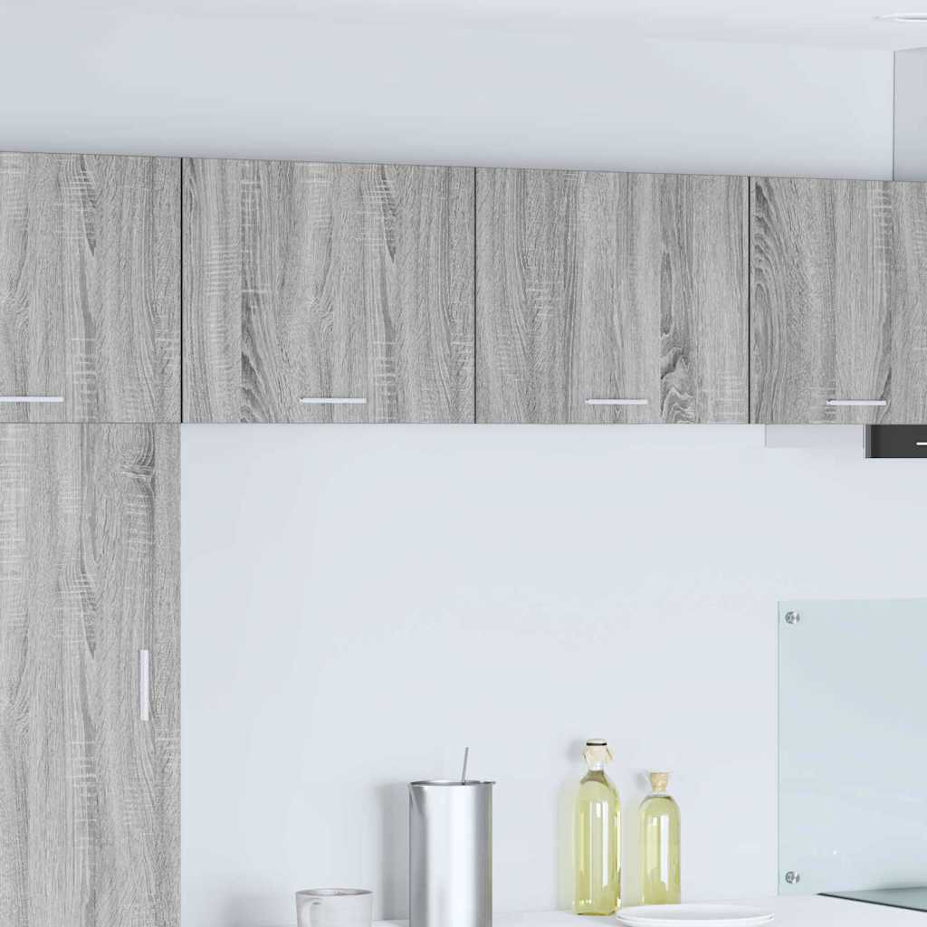 Hängeschrank Riga 2 pcs Grau Sonoma und Weiß 50 x 31 x 40 cm