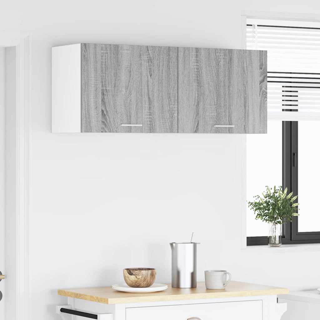 Hängeschrank Riga 2 pcs Grau Sonoma und Weiß 50 x 31 x 40 cm