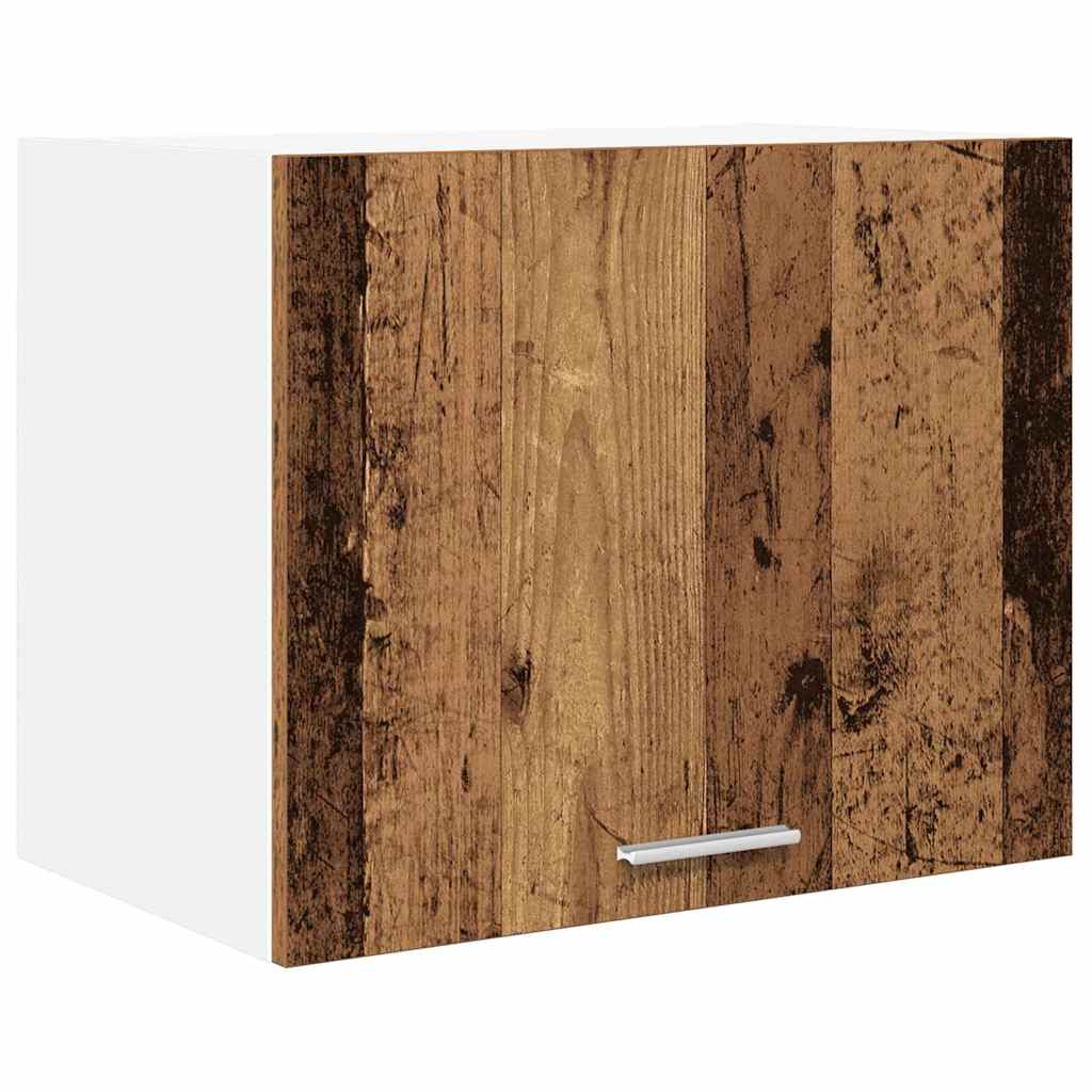 Hängeschrank Riga 2 pcs Altes Holz und Weiß 50 x 31 x 40 cm