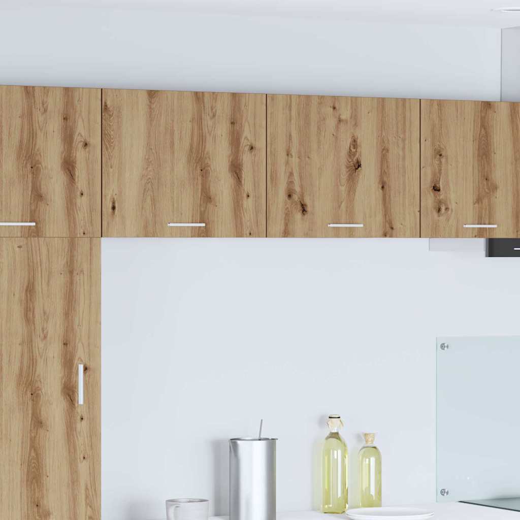 Hängeschrank Riga 2 pcs Artisan-Eiche und Weiß 50 x 31 x 40 cm