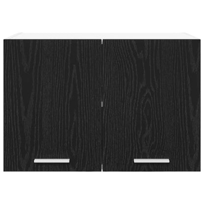 Hängeschrank Riga 2 pcs Schwarze Eiche und Weiß 60 x 31 x 40 cm