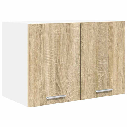 Hängeschrank Riga 2 pcs Sonoma-Eiche und Weiß 60 x 31 x 40 cm