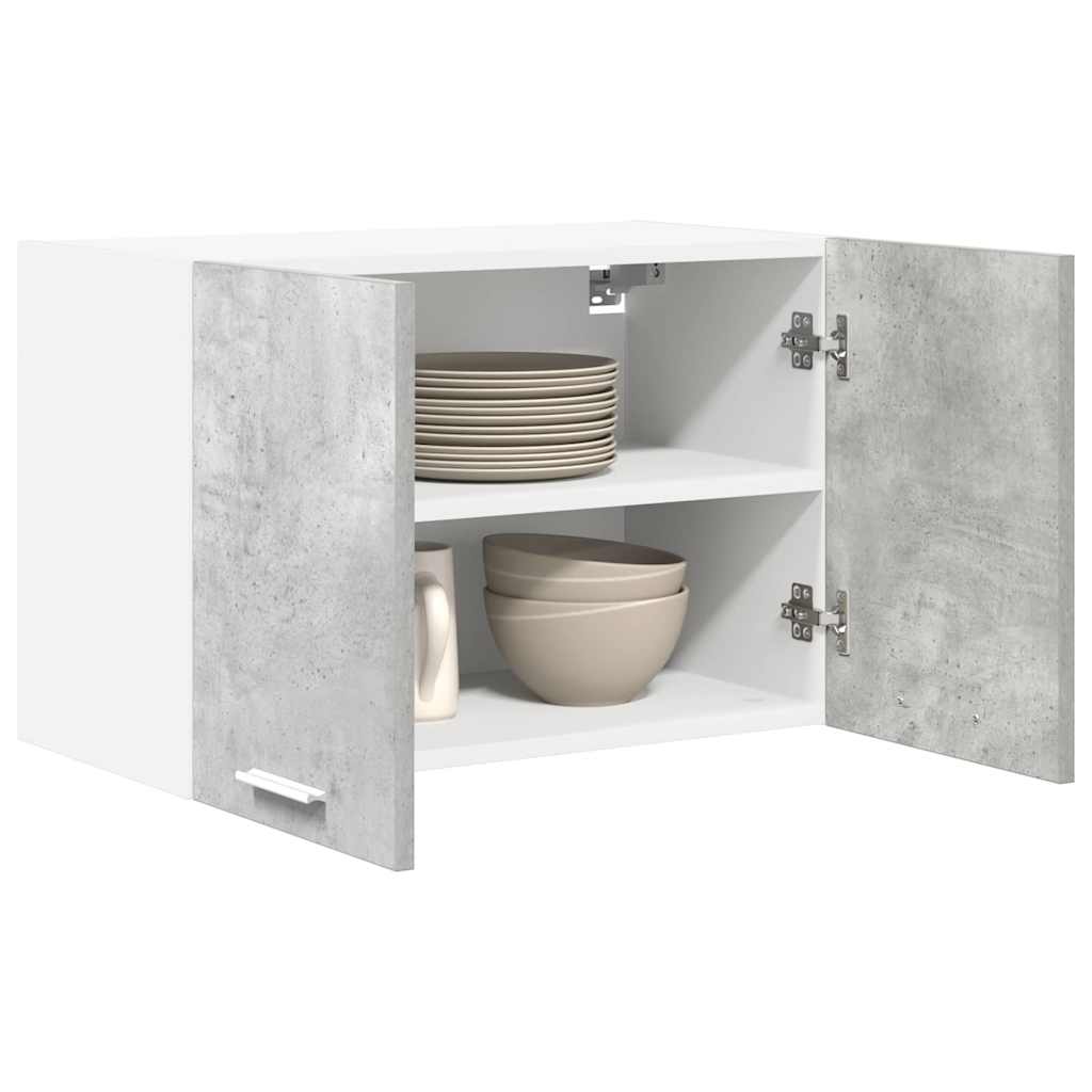 Hängeschrank Riga 2 pcs Betongrau und Weiß 60 x 31 x 40 cm