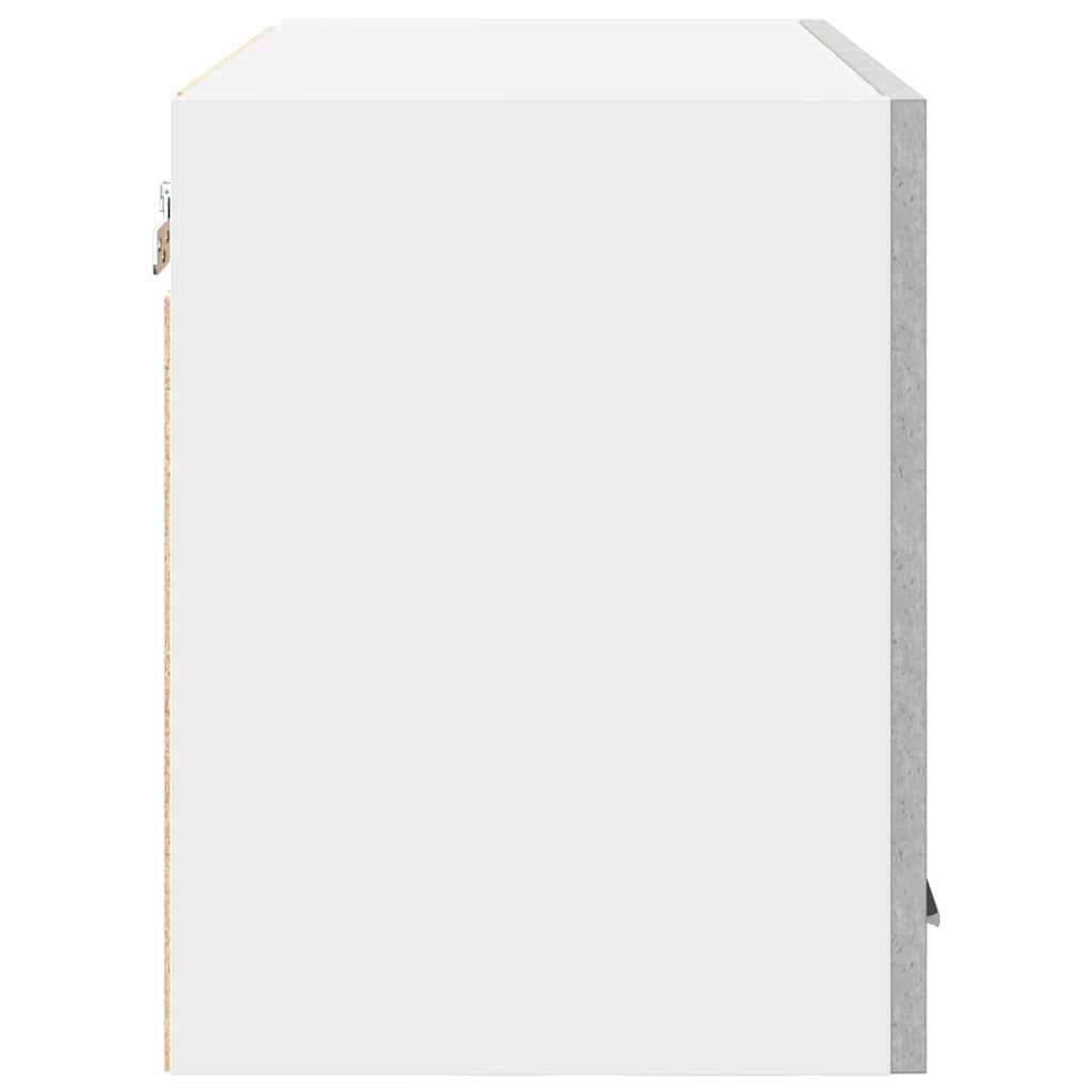 Hängeschrank Riga 2 pcs Betongrau und Weiß 60 x 31 x 40 cm