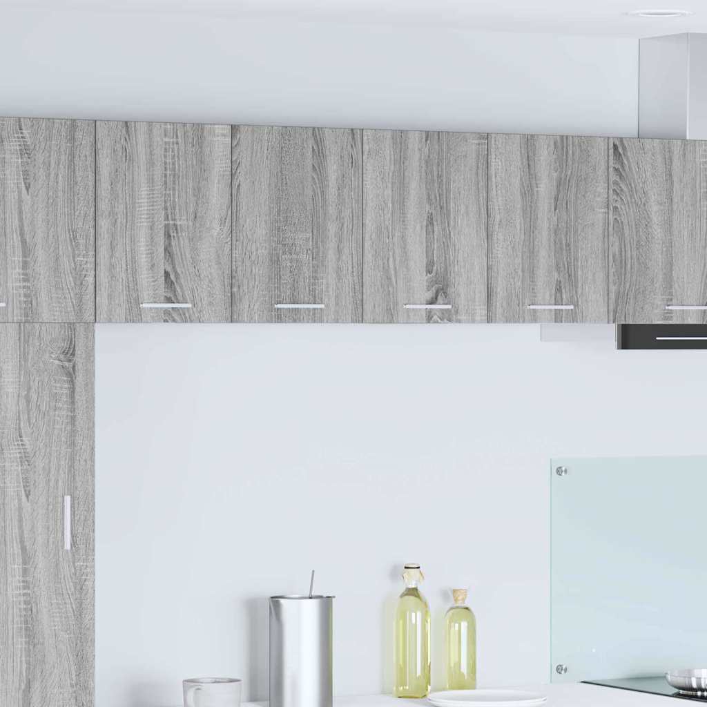 Hängeschrank Riga 2 pcs Grau Sonoma und Weiß 60 x 31 x 40 cm