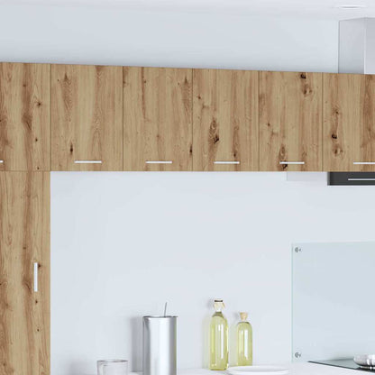 Hängeschrank Riga Artisan-Eiche und Weiß 60 x 31 x 40 cm