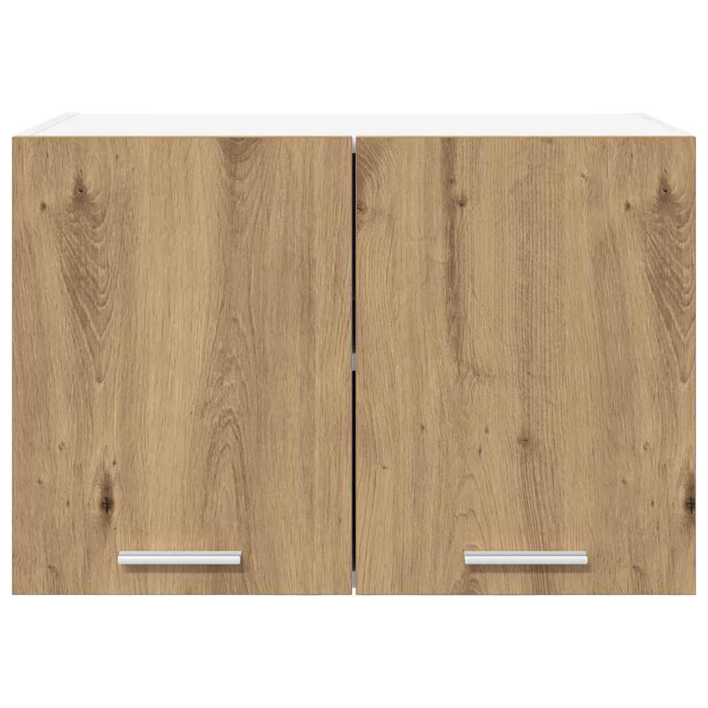 Hängeschrank Riga 2 pcs Artisan-Eiche und Weiß 60 x 31 x 40 cm