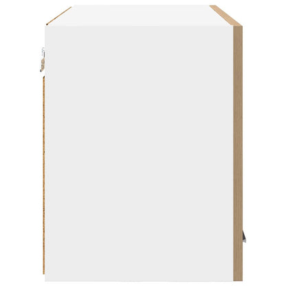 Hängeschrank Riga 2 pcs Artisan-Eiche und Weiß 60 x 31 x 40 cm