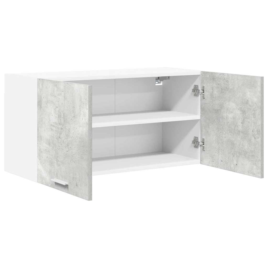 Hängeschrank Riga Beton Grau 80 x 31 x 40 cm Holzwerkstoff