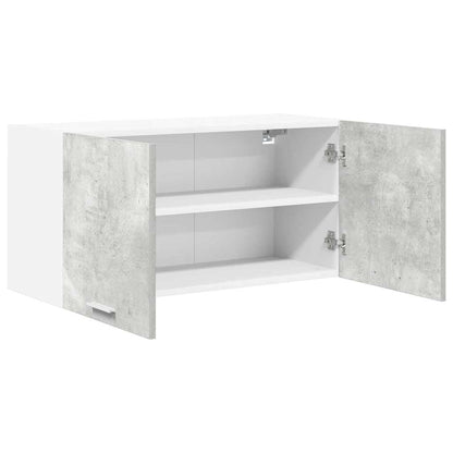 Hängeschrank Riga Beton Grau 80 x 31 x 40 cm Holzwerkstoff