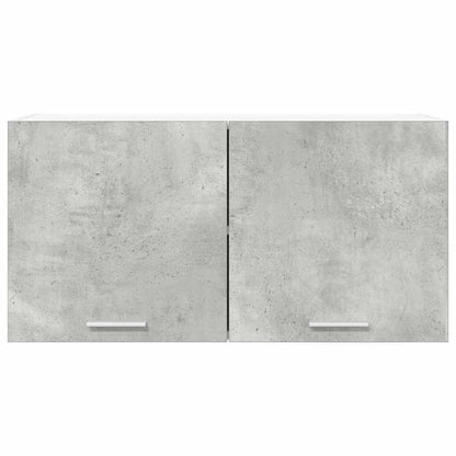 Hängeschrank Riga Beton Grau 80 x 31 x 40 cm Holzwerkstoff