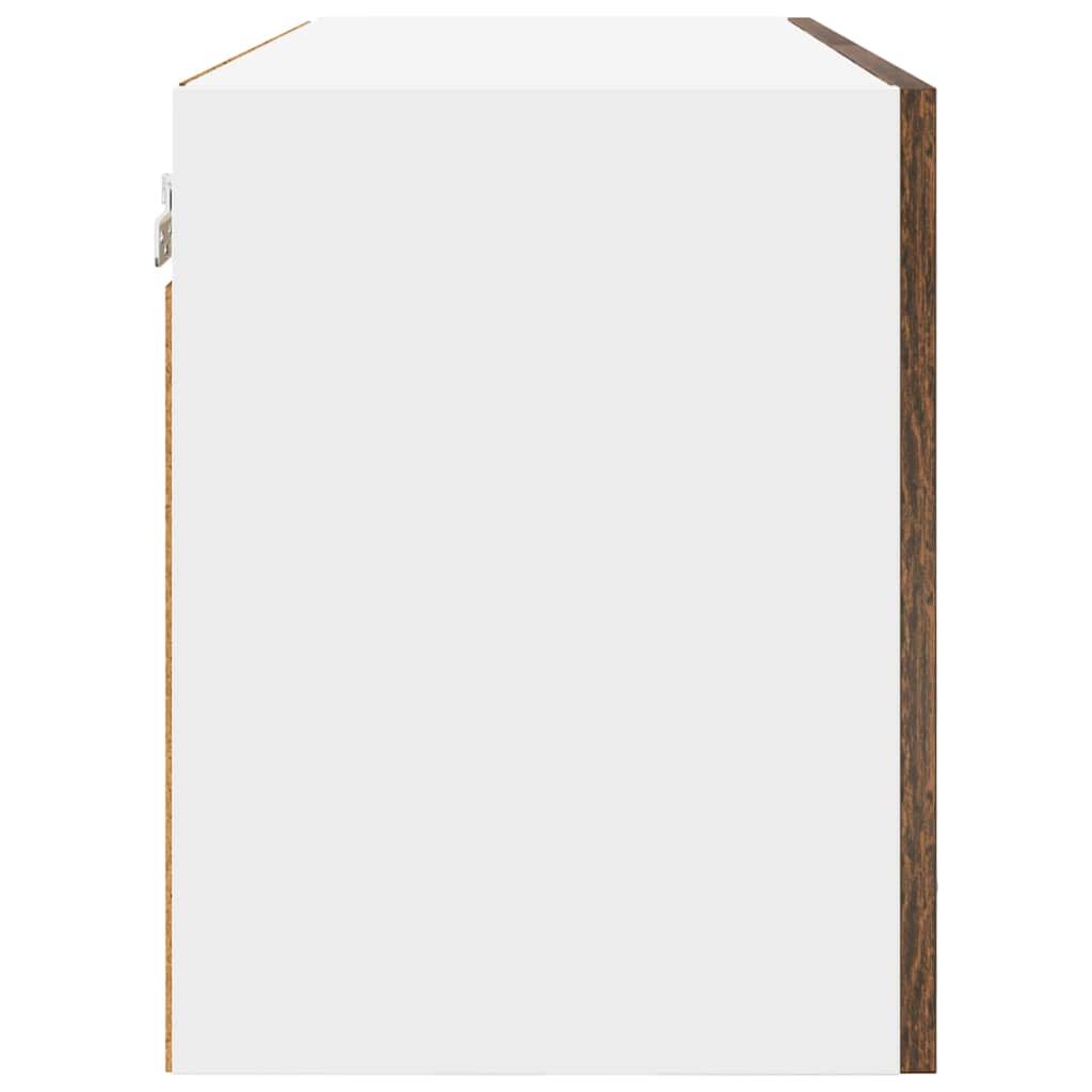 Hängeschrank mit Regal Riga Geräucherte Eiche 80 x 31 x 40 cm