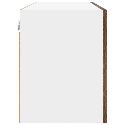 Hängeschrank mit Regal Riga Geräucherte Eiche 80 x 31 x 40 cm