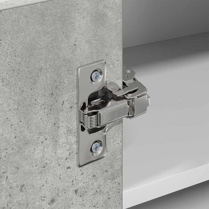 Hängeschrank Riga Betongrau und Weiß 57 x 57 x 40 cm