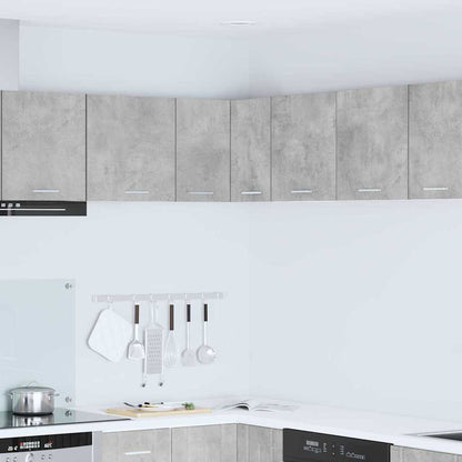 Hängeschrank Riga Betongrau und Weiß 57 x 57 x 40 cm