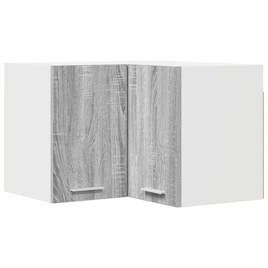 Hängeschrank Riga Grau Sonoma und Weiß 57 x 57 x 40 cm