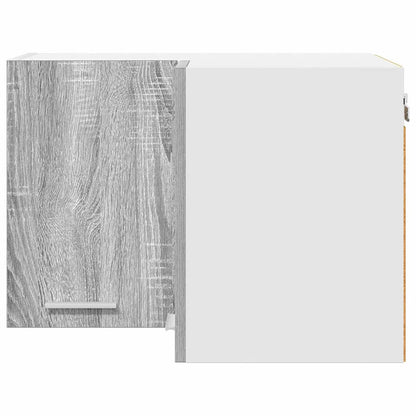 Hängeschrank Riga Grau Sonoma und Weiß 57 x 57 x 40 cm