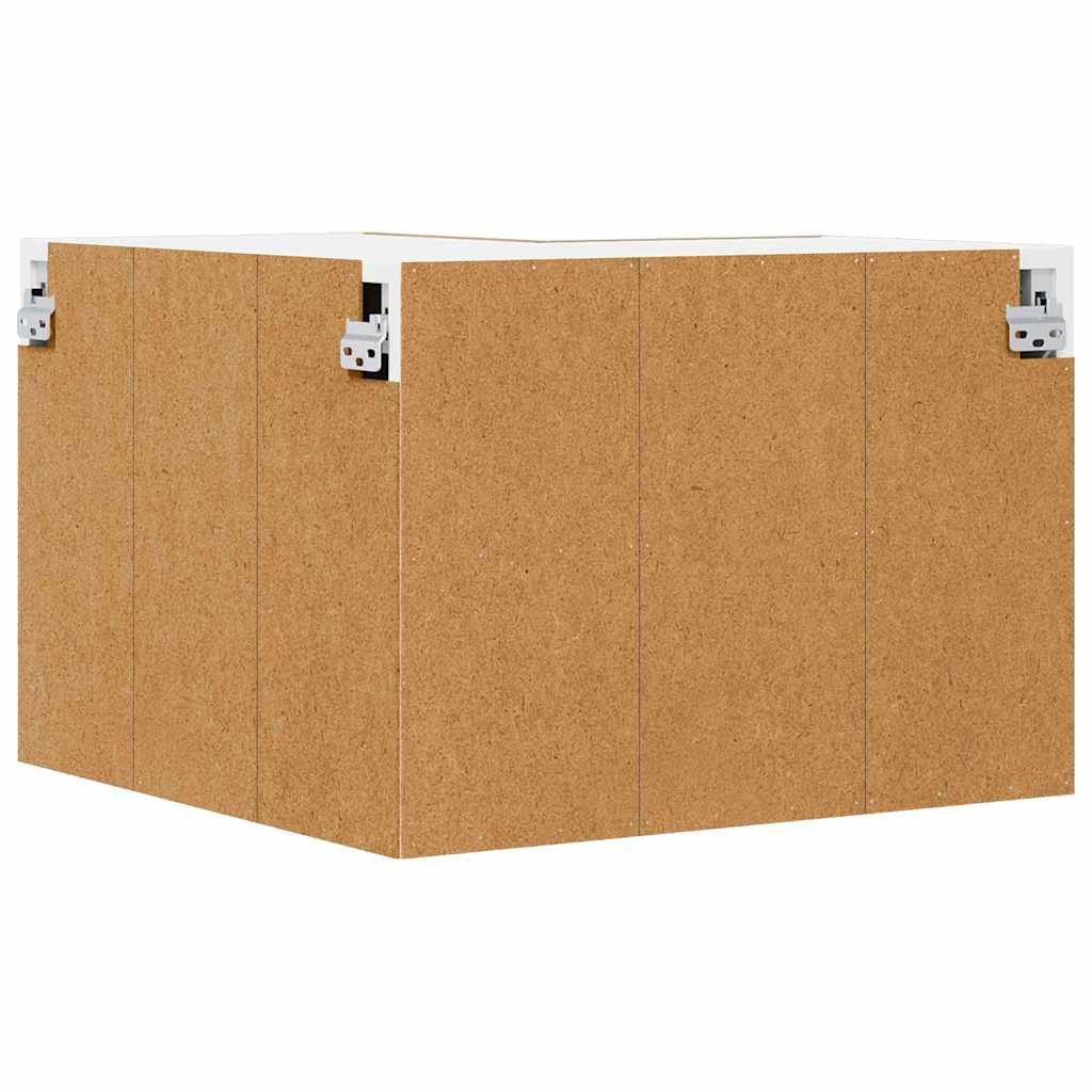 Hängeschrank Riga Artisan-Eiche und Weiß 57 x 57 x 40 cm