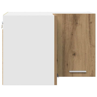 Hängeschrank Riga Artisan-Eiche und Weiß 57 x 57 x 40 cm