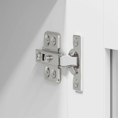 Hängeschrank mit Tür Riga Weiß 40 x 31 x 40 cm Holzwerkstoff