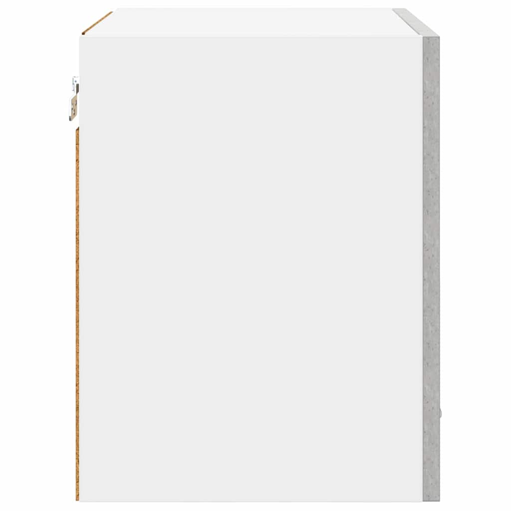 Hängeschrank mit Speicher Riga 2 pcs Beton Grau 40 x 31 x 40 cm