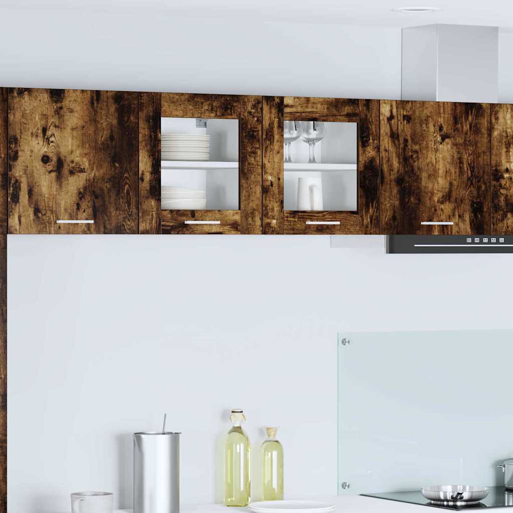 Hängeschrank mit Tür Riga Geräucherte Eiche 40 x 31 x 40 cm