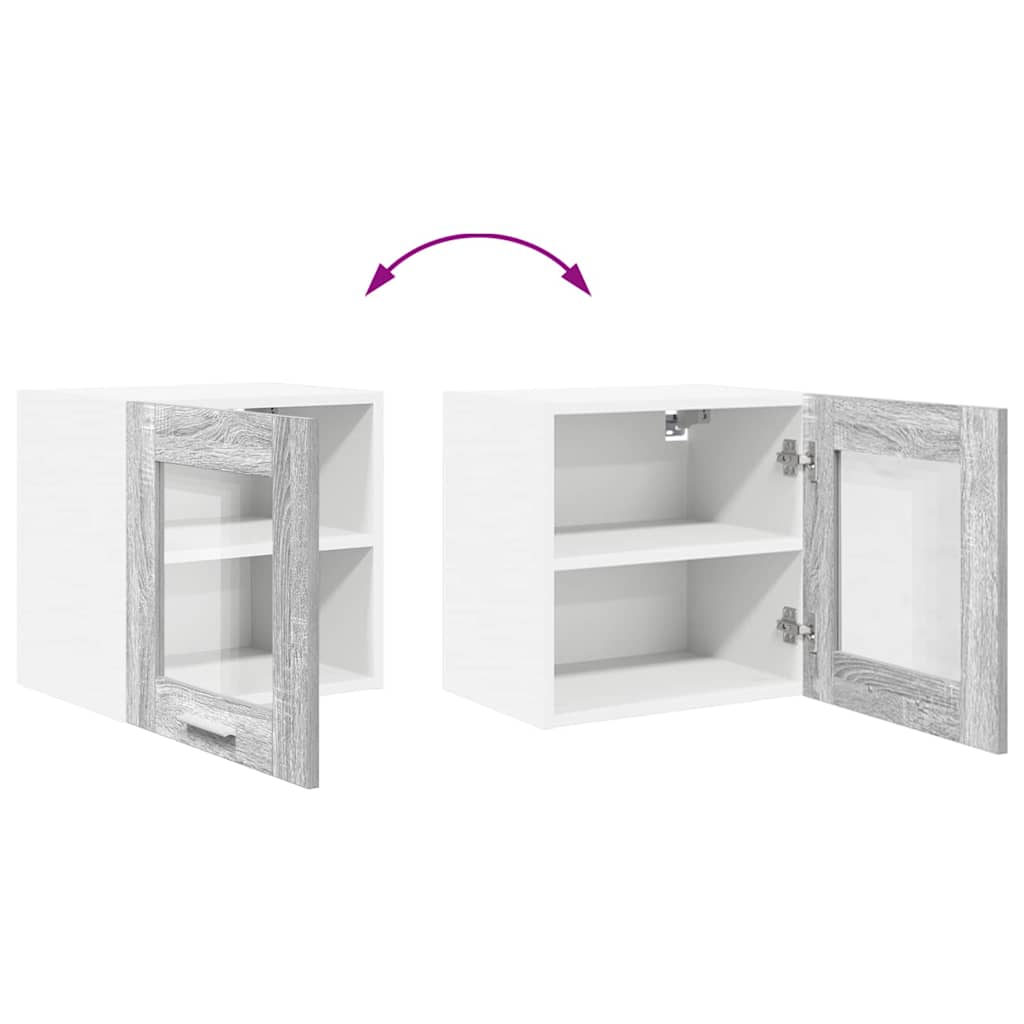 Hängeschrank Riga Graues Sonoma 40 x 31 x 40 cm Holzwerkstoff