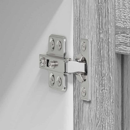 Hängeschrank mit Tür Riga 2 pcs Graues Sonoma 40 x 31 x 40 cm