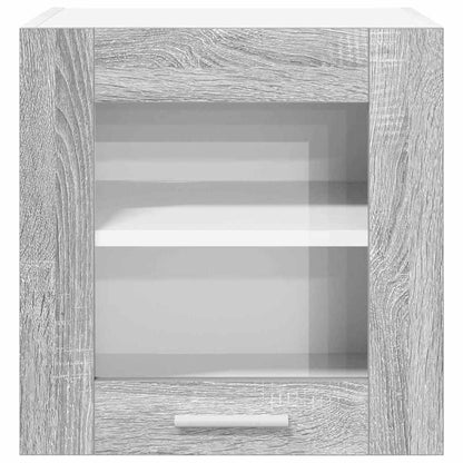 Hängeschrank mit Tür Riga 2 pcs Graues Sonoma 40 x 31 x 40 cm