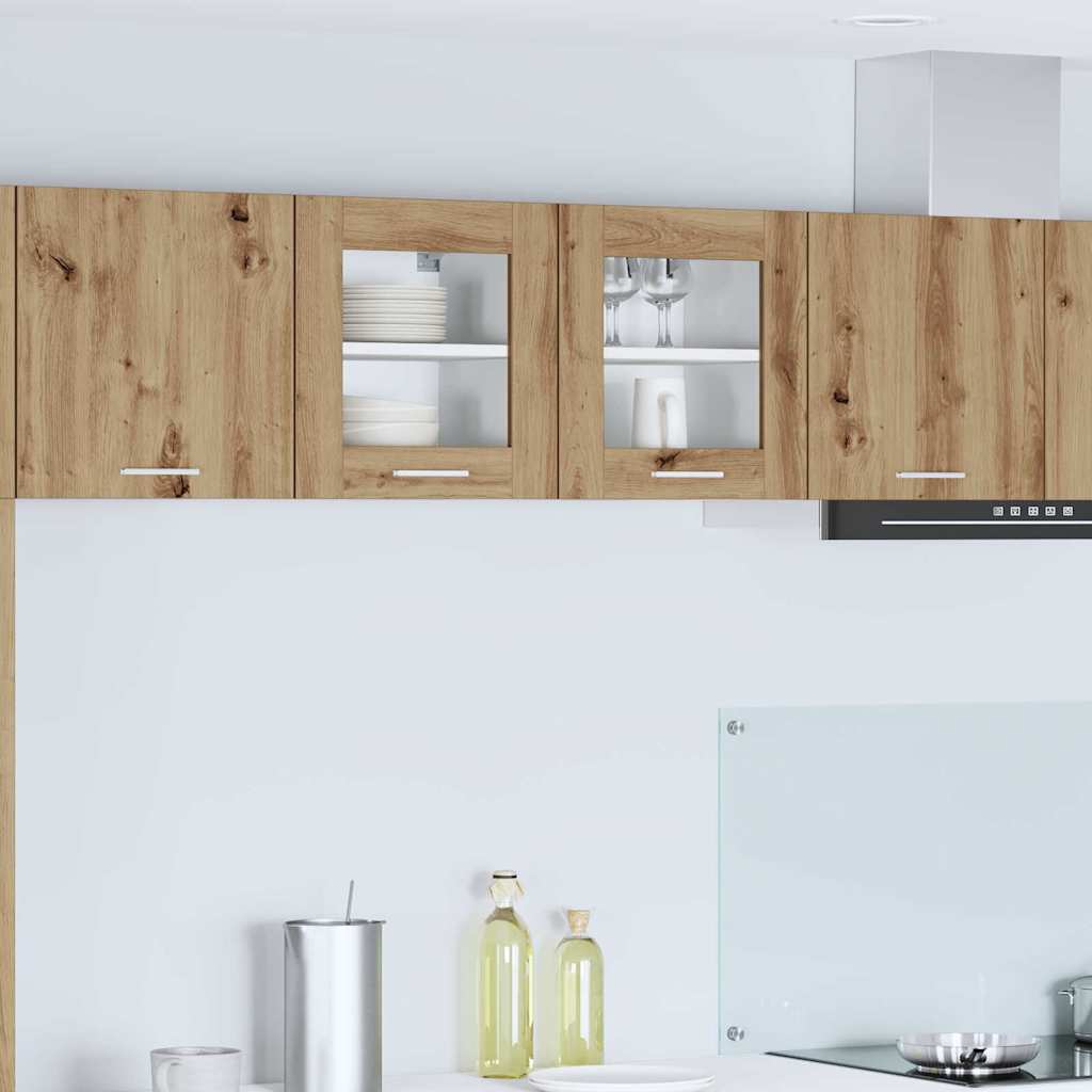 Hängeschrank mit Tür Riga 2 pcs Artisan-Eiche 40 x 31 x 40 cm