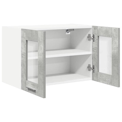 Hängeschrank Riga Beton Grau 60 x 31 x 40 cm Holzwerkstoff