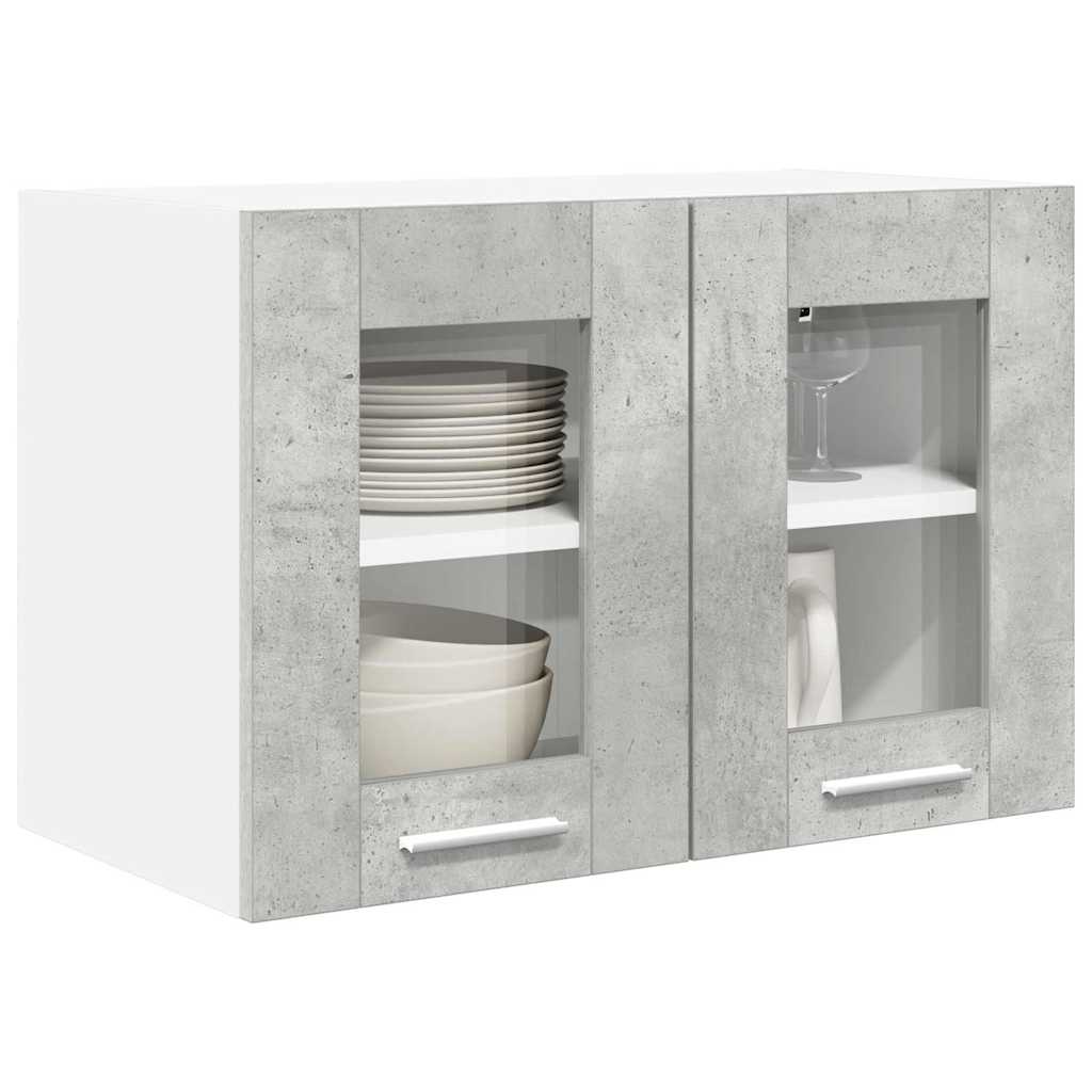 Hängeschrank Riga Beton Grau 60 x 31 x 40 cm Holzwerkstoff