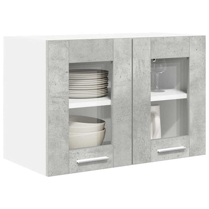 Hängeschrank Riga Beton Grau 60 x 31 x 40 cm Holzwerkstoff