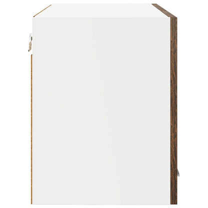 Hängeschrank mit Tür Riga Geräucherte Eiche 60 x 31 x 40 cm