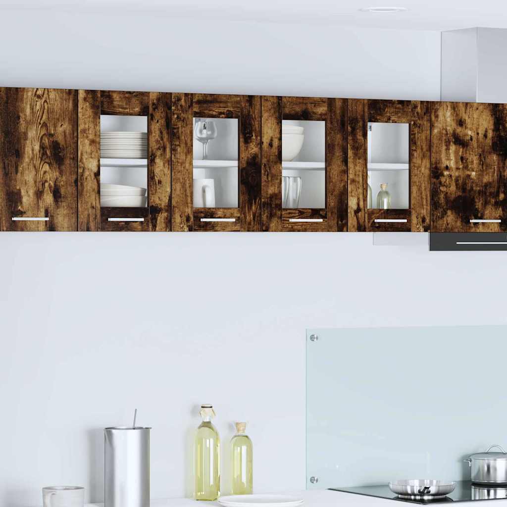 Hängeschrank Riga 2 pcs Geräucherte Eiche 60 x 31 x 40 cm