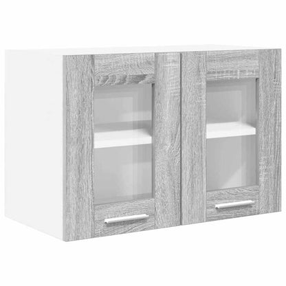 Hängeschrank mit Tür Riga 2 pcs Graues Sonoma 60 x 31 x 40 cm
