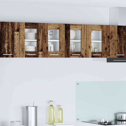 Hängeschrank Riga 2 pcs Altholz 60 x 31 x 40 cm Holzwerkstoff