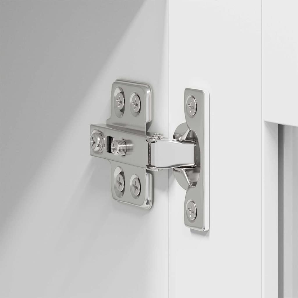 Hängeschrank mit Tür Riga Weiß 80 x 31 x 40 cm Holzwerkstoff