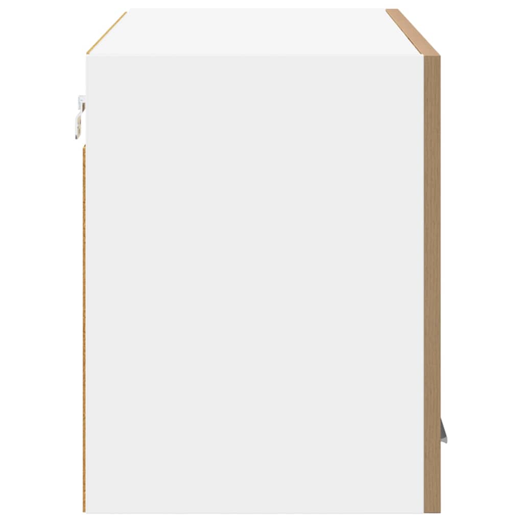 Hängeschrank Riga Artisan-Eiche und Weiß 80 x 31 x 40 cm