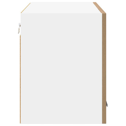 Hängeschrank Riga Artisan-Eiche und Weiß 80 x 31 x 40 cm