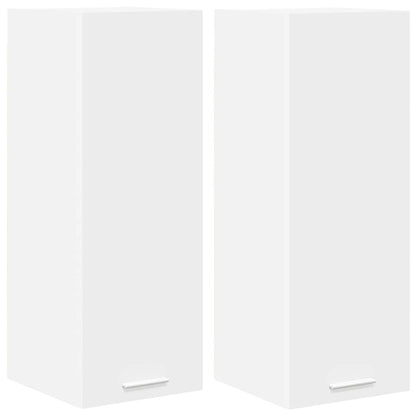 Hängeschrank Riga 2 pcs Weiß 30 x 31 x 80 cm Holzwerkstoff