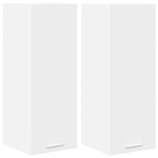 Hängeschrank Riga 2 pcs Weiß 30 x 31 x 80 cm Holzwerkstoff